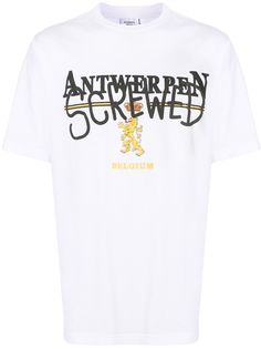 Vetements футболка с принтом Antwerpen