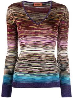 Missoni трикотажный топ с V-образным вырезом