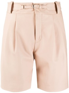 RedValentino шорты с завышенной талией и поясом