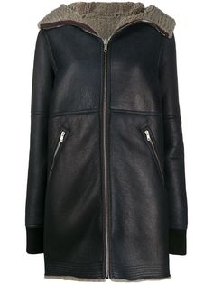 Rick Owens дубленка на молнии