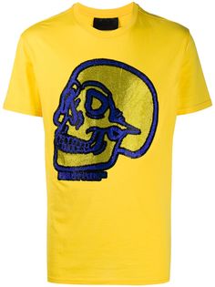 Philipp Plein декорированная футболка