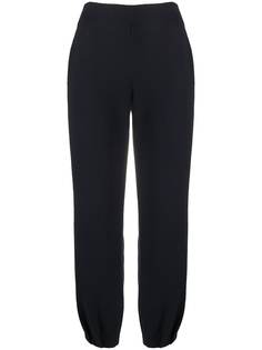 Emporio Armani трикотажные брюки с узором зигзаг