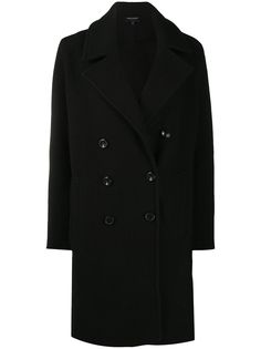 Emporio Armani двубортное пальто свободного кроя