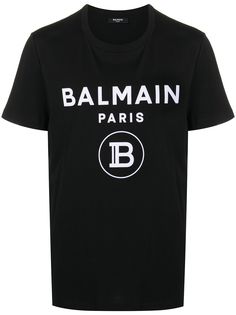 Balmain футболка с короткими рукавами и логотипом