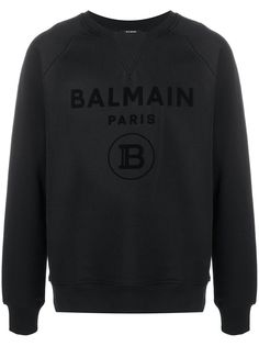 Balmain толстовка с рукавами реглан и логотипом
