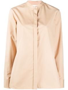 Jil Sander рубашка с потайной застежкой