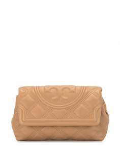 Tory Burch стеганый клатч Fleming