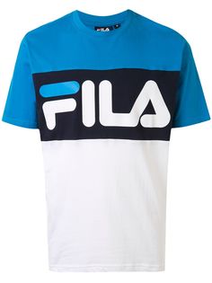 Fila футболка в стиле колор-блок с логотипом
