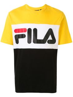 Fila футболка в стиле колор-блок с логотипом