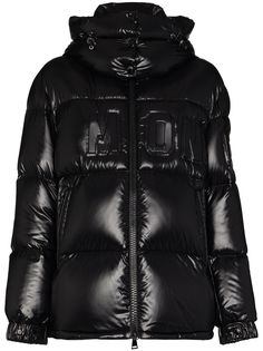 Moncler пуховик Guernic с логотипом