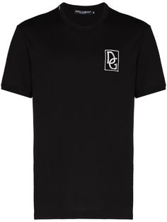 Dolce & Gabbana футболка с вышитым логотипом