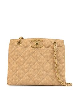 Chanel Pre-Owned стеганая сумка на плечо 1995-го года с логотипом