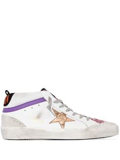 Golden Goose высокие кеды с блестками