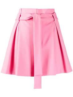 RedValentino шорты с присборенной талией и складками