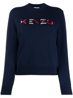 Kenzo джемпер с вышитым логотипом