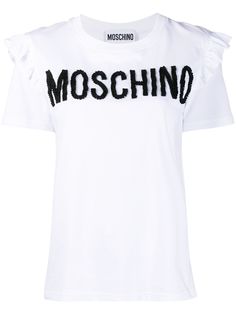 Moschino футболка с логотипом
