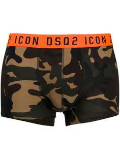 Dsquared2 боксеры с логотипом и камуфляжным принтом