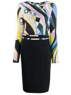 Emilio Pucci платье Occhi с принтом