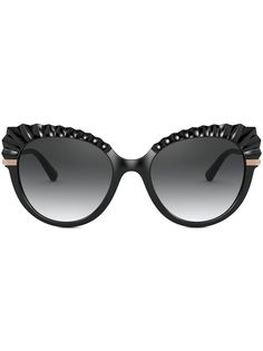 Dolce & Gabbana Eyewear солнцезащитные очки в оправе кошачий глаз