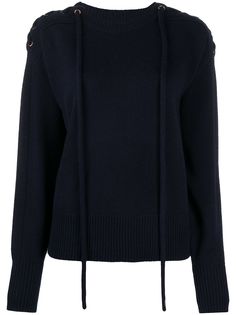 See by Chloé tie shoulder knit jumper