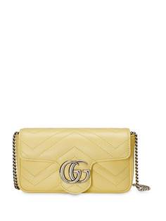 Gucci стеганая мини-сумка GG Marmont