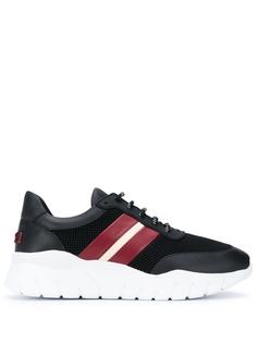 Bally leather stripe trainers