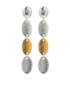 Gurhan золотые серьги-подвески Mango Stiletto