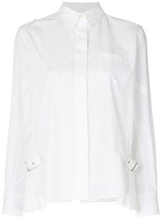 Sacai рубашка с длинными рукавами