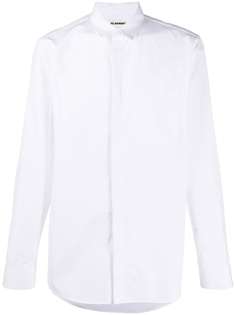Jil Sander white cotton button-down shirt