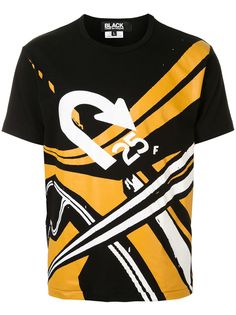 Black Comme Des Garçons футболка с графичным принтом