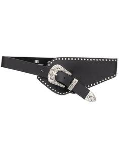 B-Low The Belt блузка асимметричного кроя с заклепками