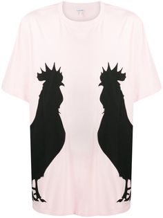 Loewe футболка оверсайз Rooster