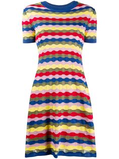 M Missoni трикотажное платье мини A-силуэта