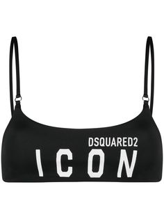 Dsquared2 лиф бикини с логотипом