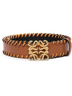 Loewe ремень с декоративной строчкой