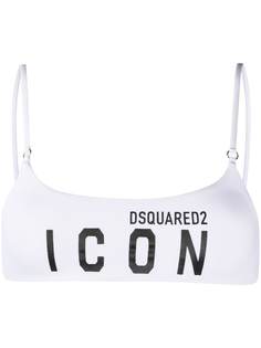 Dsquared2 лиф бикини с логотипом