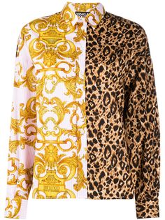 Versace Jeans Couture рубашка с принтом