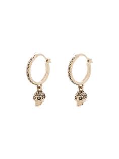 Alexander McQueen серьги с бриллиантами