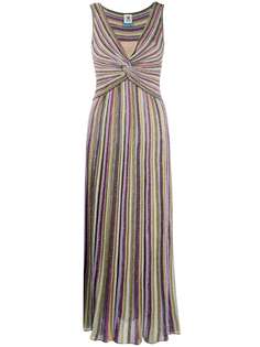 M Missoni платье макси в полоску