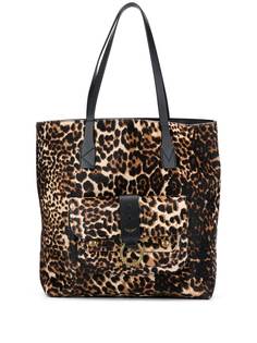 Zadig&Voltaire сумка-шопер Kate с леопардовым принтом