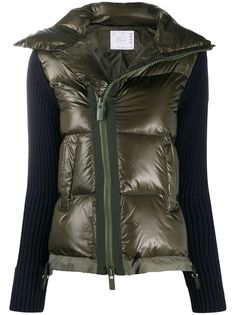 Sacai короткий пуховик