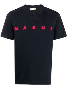 Marni футболка с логотипом