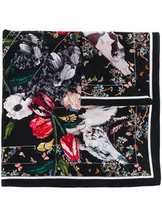 Zadig&Voltaire платок Lotty с цветочным принтом