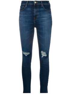 J Brand джинсы скинни Leenah с завышенной талией