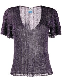 M Missoni трикотажный топ с люрексом