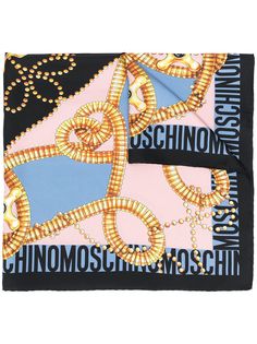Moschino шарф с принтом