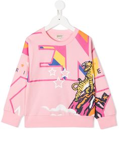 Kenzo Kids толстовка с логотипом