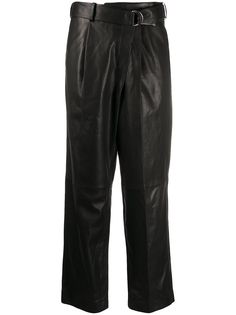 Helmut Lang укороченные брюки с запахом
