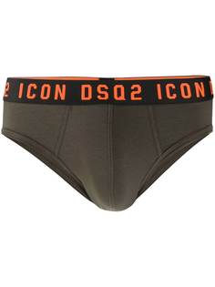 Dsquared2 трусы-брифы с логотипом