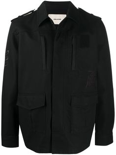 Zadig&Voltaire пальто с вышитым логотипом